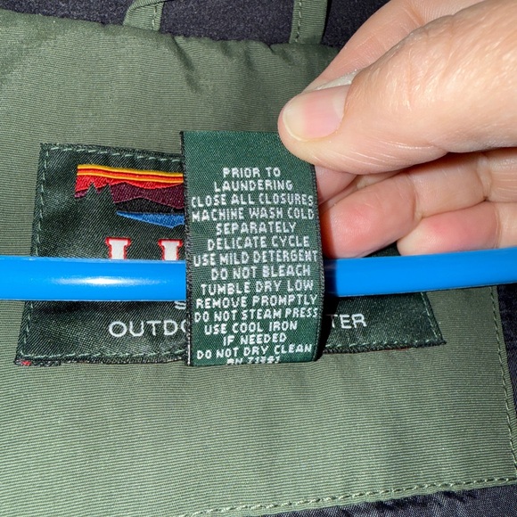 L.L. Bean Men's Tall Large Olive and Black Parka style Jacket - Picture 6 of 7